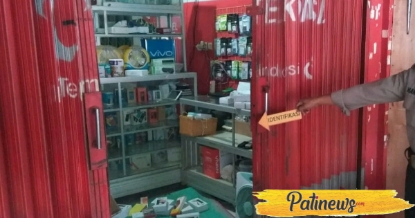 Lagi, Dua Counter HP di Kayen Dibobol Maling, Kerugian 50 Juta Lebih