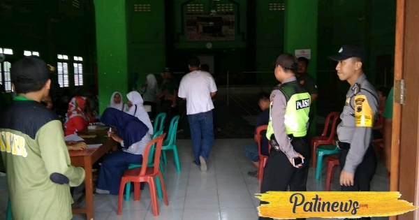 Sambut Hari Santri Nasional, MWC NU Juwana Gelar Donor Darah