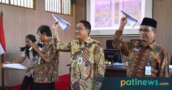 Terbangkan Pesawat Kertas, Gerakan "Pati Berliterasi" Resmi Diluncurkan