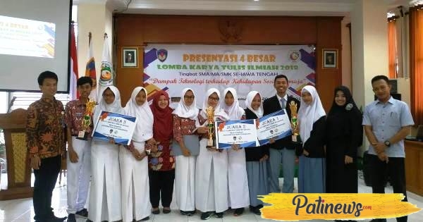 Tim SMA PGRI 2 Kayen, Sabet Juara 1 Karya Tulis Ilmiah Tingkat Provinsi