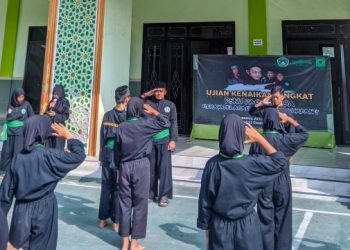 Ujian Kenaikan Tingkat Pencak Silat NU Pagar Nusa aliran Gerak Belaraga Harimau Kumbang