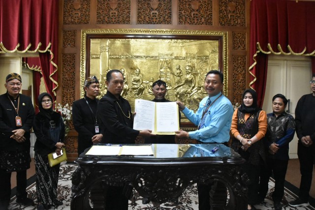 Pj Bupati Pati Teken NPHD Pilkada Tahun 2024