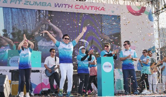 Pesta Rakyat “Fun and Fit Zumba With Cantika” Meriahkan HUT Ke-18 RS Keluarga Sehat Pati