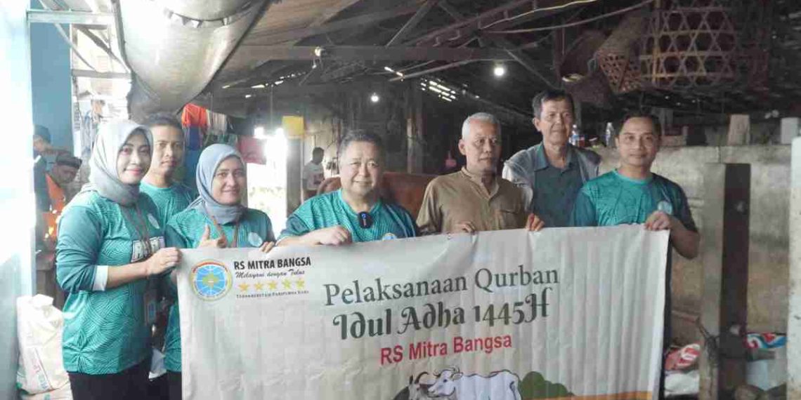 Rayakan Idul Adha, RS Mitra Bangsa Salurkan 1600 Daging Kurban