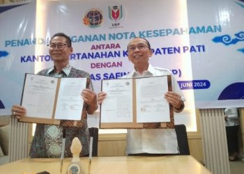 Universitas Safin Pati dan Kantor Pertanahan Teken MoU Tridarma Perguruan Tinggi