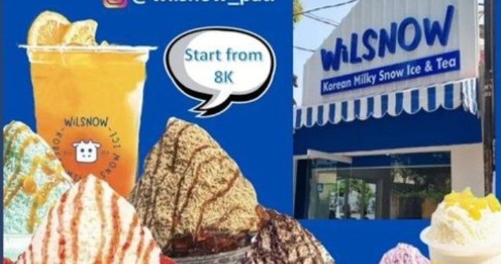 Wilsnow, Korean Milky Snow Ice & Fresh Tea Kini Hadir di Pati