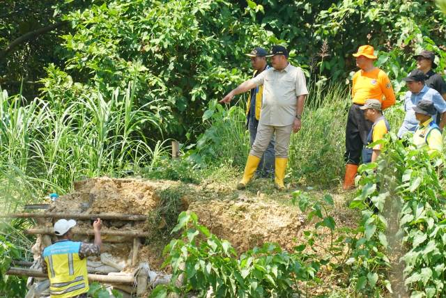 Diguyur Hujan, Tanggul di Desa Angkatan Lor ini Jebol