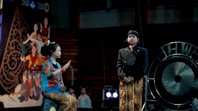 Bawakan Lakon Sang Pertapa SDN Lengkong Batangan Tampil Memukau di Pentas GSMS