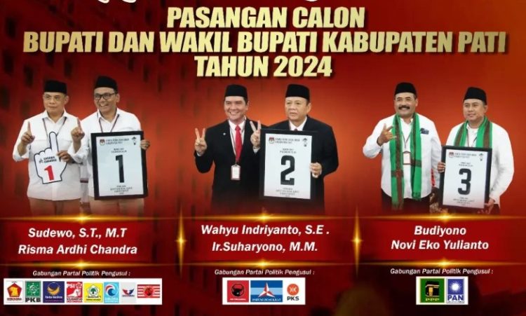 Hasil Sementara Pilbup Pati 2024, Pasangan Sudewo-Chandra Unggul