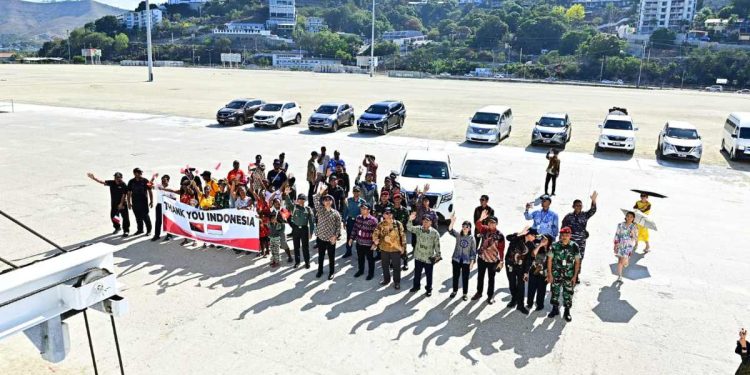 Tuntas dan Berhasil Emban Misi Diplomasi Di Pasifik Selatan, Satgas Port Visit 2024 Kembali Ke Tanah Air