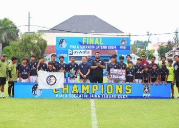 Safin Pati U-13 Raih Posisi Runner-Up di Piala Soeratin 2024 Jawa Tengah