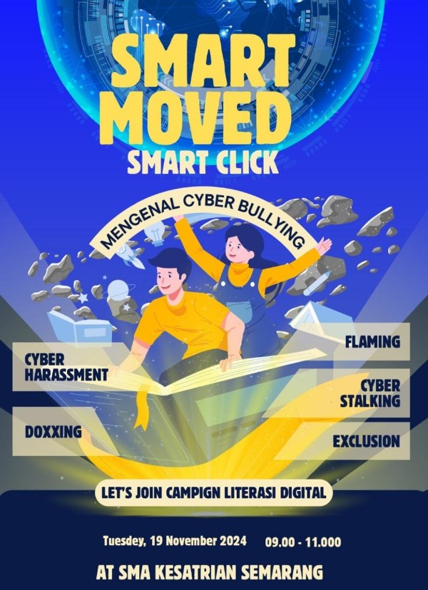 Bersama Ciptakan Keamanan Digital, Mahasiswa Udinus Luncurkan Kampanye #AmanBermedia