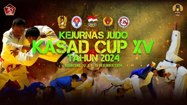 Kejurnas Judo Kasad Cup XV Tahun 2024 Bakal Digelar di Cijantung, Ini Jadwalnya