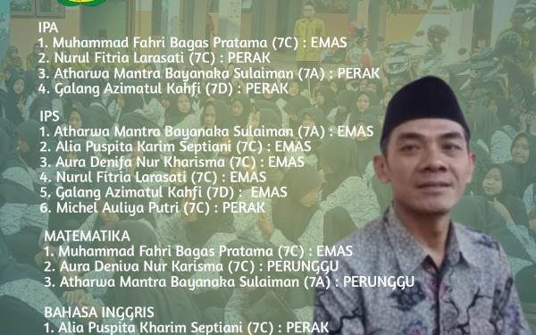 MTs Walisongo Kayen Raih 17 Medali dalam Ajang Lomba QEC Tingkat Nasional 2024