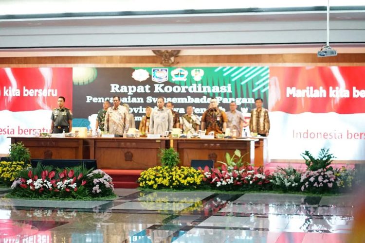Dandim Pati Menghadiri Rapat Koordinasi Pencapaian Swasembada Pangan Di Semarang