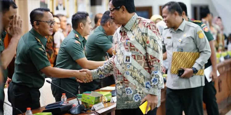 Dandim Pati Menghadiri Rapat Koordinasi Pencapaian Swasembada Pangan Di Semarang