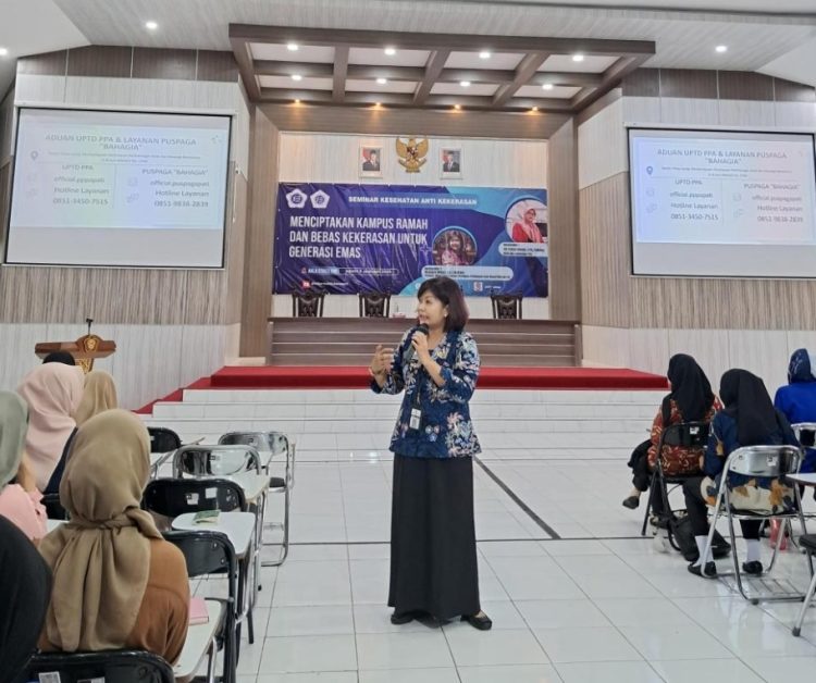 Seminar Kesehatan Anti Kekerasan “Menciptakan Kampus Ramah dan Bebas Kekerasan untuk Generasi Emas”