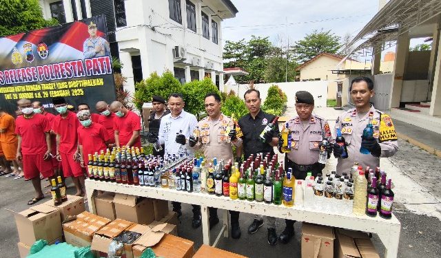 Polresta Pati Gempur Miras, Narkoba, dan Premanisme Jelang Ramadan