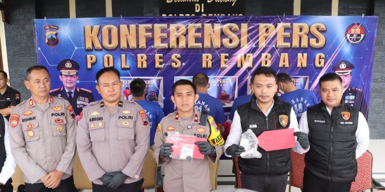 2 Tersangka Curanmor Spesialis Pengajian Berhasil Di Bekuk Polres Rembang