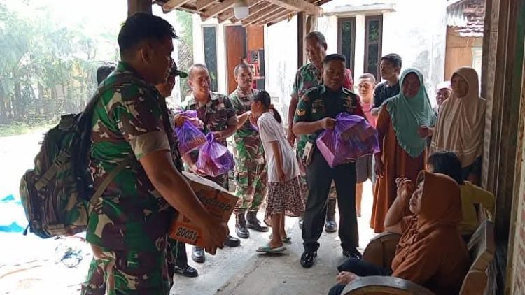Peduli Sesama, Koramil Tambakromo Gelar Baksos Santunan Kepada Anak Yatim
