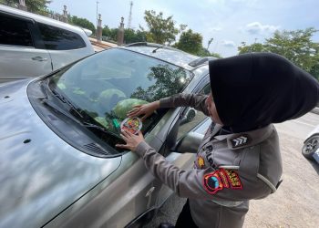 Menjelang Mudik, Sat Lantas Polres Rembang Gencar Sosialisasikan Mudik Aman, Keluarga Nyaman 