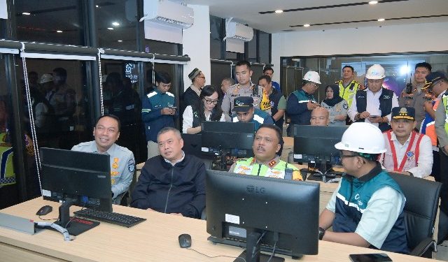 Antisipasi Lonjakan Pemudik, Dirut PT Jasa Raharja, Menhub dan Korlantas Polri Tinjau Kesiapan Pelabuhan Merak