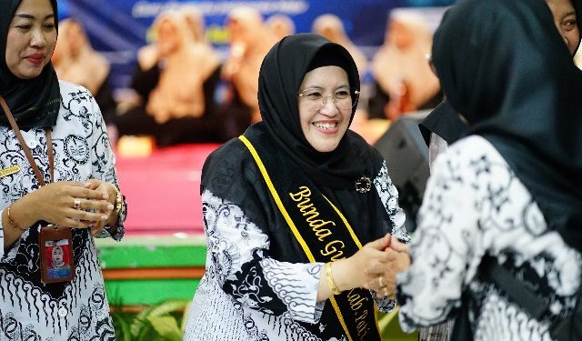 Atik Sudewo Resmi Dikukuhkan sebagai Bunda Guru Pati, Siap Dukung Pendidikan Berkarakter