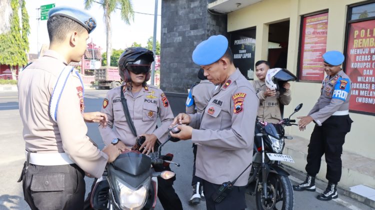 Sebagai Kontrol & Pengawasan Personil, Si Propam Polres Rembang Rutin Gelar Gaktiblin