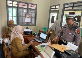 Gelar Penyuluhan & Dikmas Lantas, Satlantas Polres Rembang Gaungkan Tertib Lalu Lintas