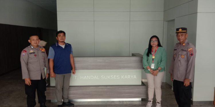 Kunjungi Management PT. HSK, Satgas Binmas Himbau Tingkatkan Kewaspadaan Adanya Praktik Premanisme