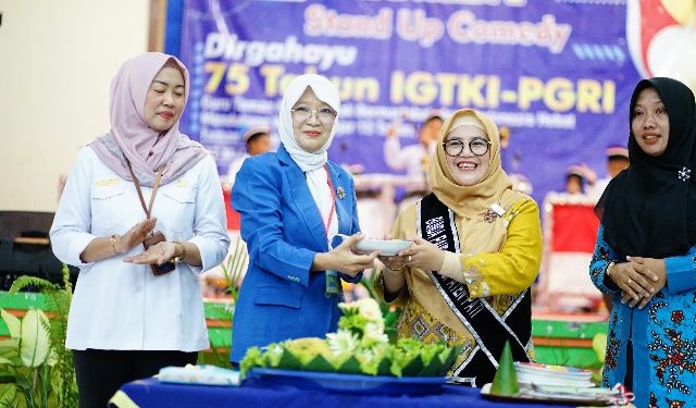 Hadiri HUT IGTKI-PGRI Pati, Bunda PAUD Berharap Para Pendidik TK Agar Lebih Inovatif
