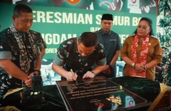 Pangdam IV/Diponegoro Resmikan Bantuan Sumur Bor untuk Warga Masyarakat Terpencil