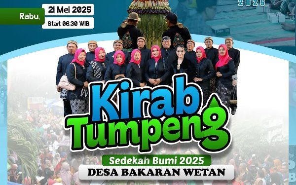 Warga Desa Bakaran Wetan Bakal Gelar Kirab Tumpeng, Ini Jadwalnya