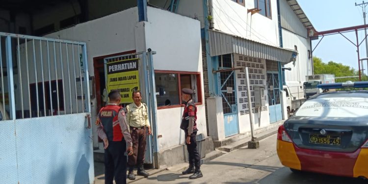 Patroli Rutin Antisipasi Premanisme & Pungli, Satgas Samapta Polres Rembang Sasar PT. Indo Seafood Rembang