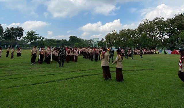 Penguatan Karakter dan Disiplin, SMK Cordova Margoyoso Pati Gandeng TNI Adakan Kemah di Alugoro