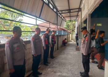 Polsek Sulang dan Sat Samapta Polres Rembang Gelar Pengamanan Turnamen Futsal