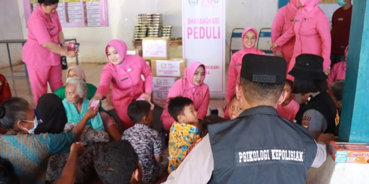 Polres Blora Gelar Trauma Healing untuk Korban Kebakaran Sumur Minyak