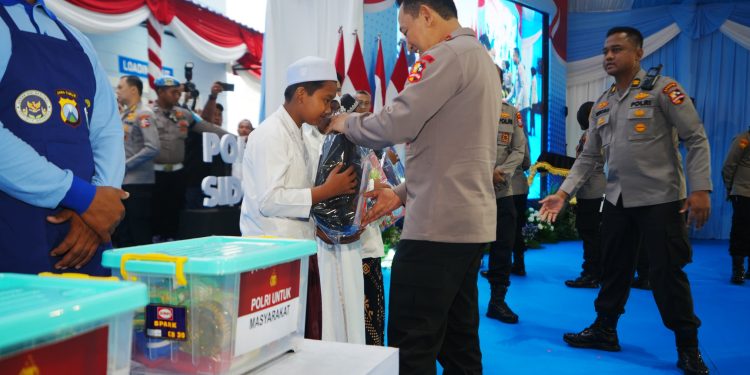 Hadiri Groundbreaking di Sidoarjo, Kapolri Sebut Polri Sudah Miliki 458 SPPG
