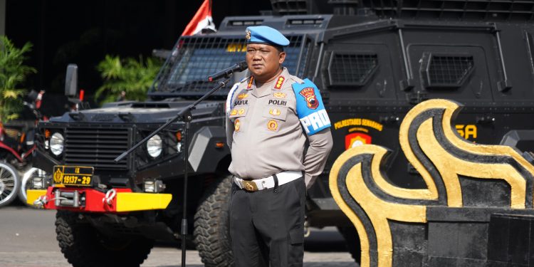 Bidropam Polda Jateng Periksa Personel, Pastikan Pengamanan Unjuk Rasa Berjalan Humanis