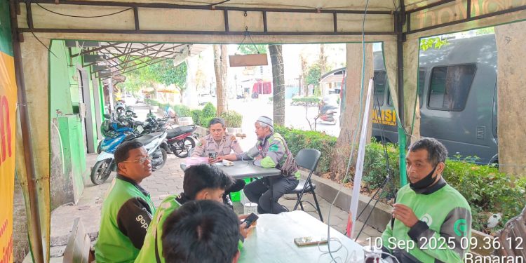 Peduli Pengemudi Online, Sidokkes Polres Boyolali Gelar Cek Kesehatan Gratis bagi Driver Ojol