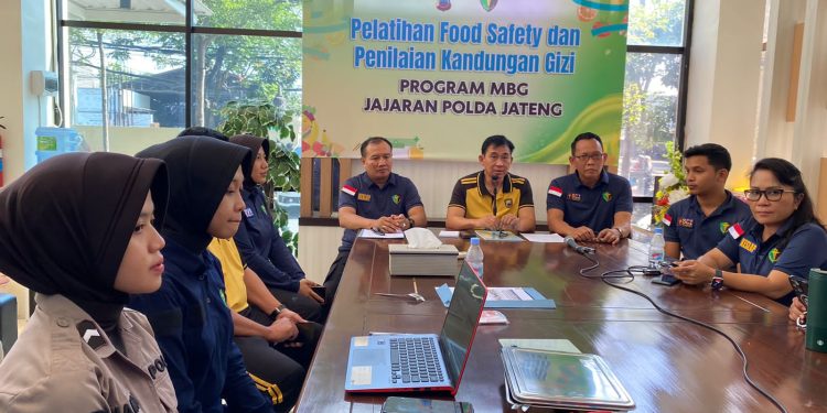 Biddokes Polda Jateng Gelar Pelatihan dan Pengawasan Food Safety Program Makan Bergizi Gratis