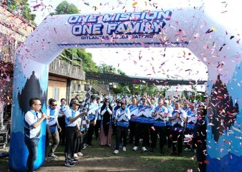 “One Mission One Family”, Ditlantas Polda Jateng Pererat Kekompakan di HUT Lalu Lintas ke-70
