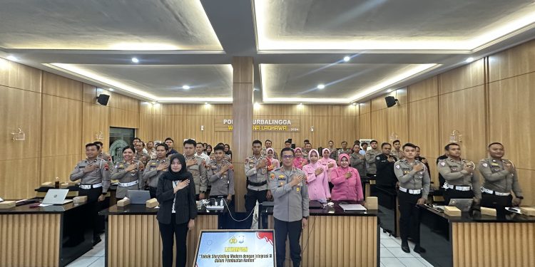 Polres Purbalingga Gelar Pelatihan Storytelling Modern Berbasis AI