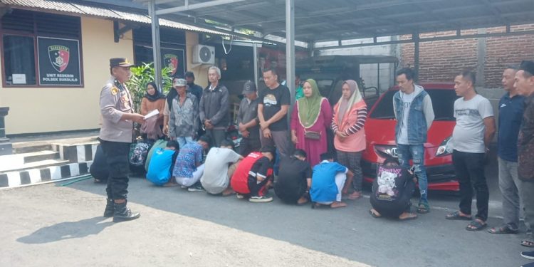 Polsek Sukolilo Gagalkan Tawuran Antar Genk Remaja, 12 Pelajar Diamankan