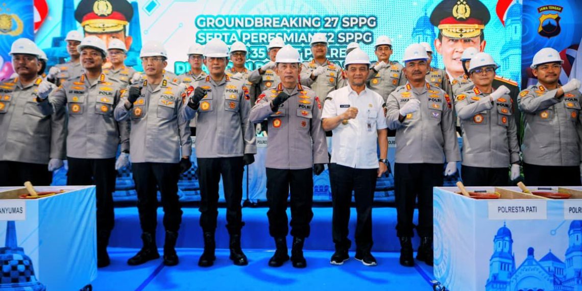 Kapolri Resmikan 32 SPPG dan Groundbreaking 27 SPPG Polri di Jateng, Terus Dukung Program MBG