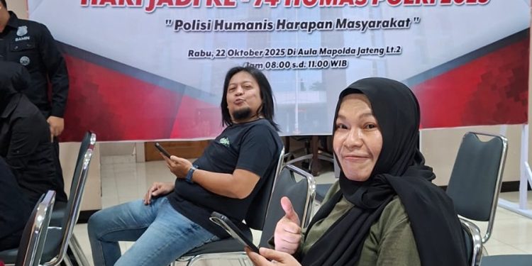 Peringati HUT Humas Polri ke-74, Bidhumas Polda Jateng Gelar Donor Darah Bersama Awak Media