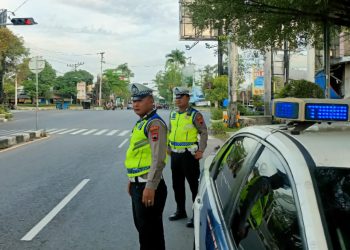 Patroli Sore Satlantas Polres Rembang Intensifkan Pengamanan Lalu Lintas dalam Ops Zebra Candi 2025