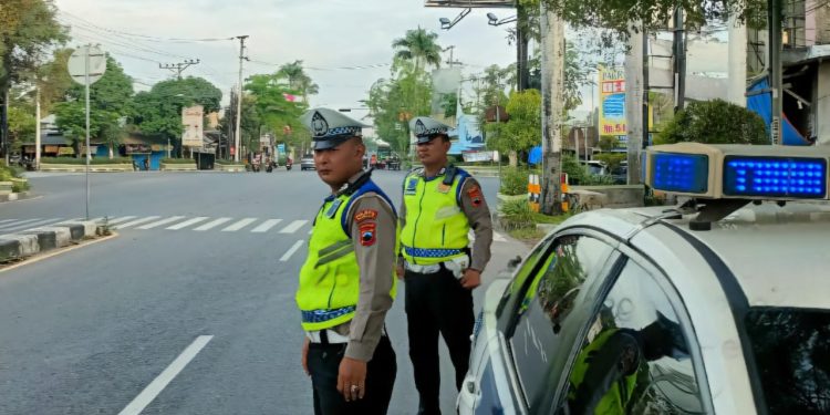 Patroli Sore Satlantas Polres Rembang Intensifkan Pengamanan Lalu Lintas dalam Ops Zebra Candi 2025