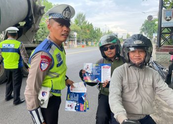 Edukasi Keselamatan dan Tertib Administrasi Kendaraan Warnai Sosialisasi Operasi Zebra Candi 2025 di Rembang