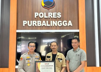 Polres Purbalingga Terima Penghargaan dari Komunitas Seni Purbalingga